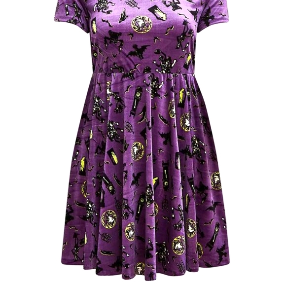 ❤️NWT VINTAGE TORRID HAUNTED MANSION DRESS - DISNEY - MICKEY MOUSE - HALLOWEEN - Picture 11 of 13